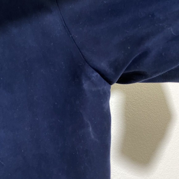 Levi's Mens Jacket Size Large Made in Korea Bomber Blue Vintage - Picture 9 of 11